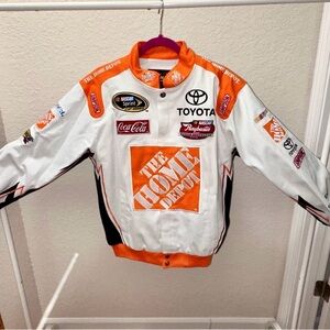 Chase Authentics NASCAR White Home Depot Joey Logano Rookie Jacket Adult Small